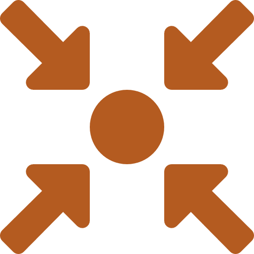 Impactful for Every Level Four arrows pointing towards a central circle.